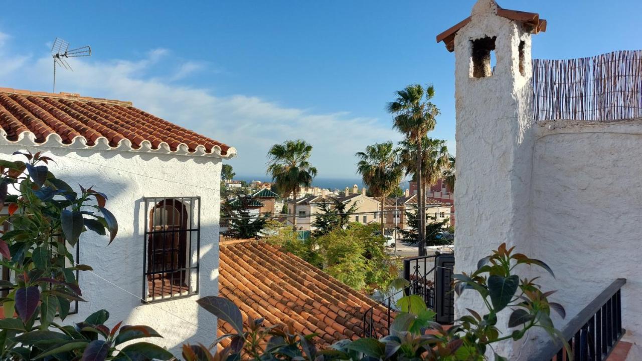 New Boho Home With Balcony, Private Garden And Communal Pool Nerja Exterior foto