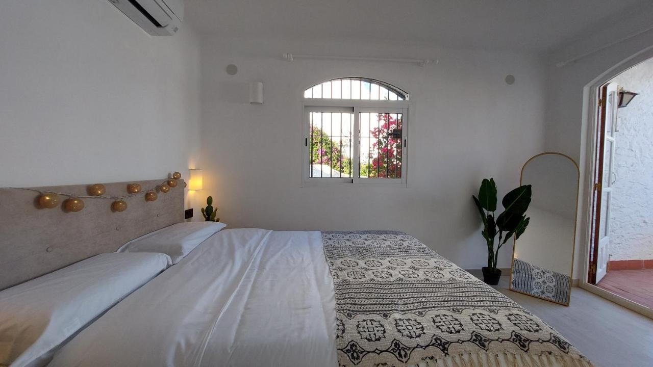 New Boho Home With Balcony, Private Garden And Communal Pool Nerja Exterior foto