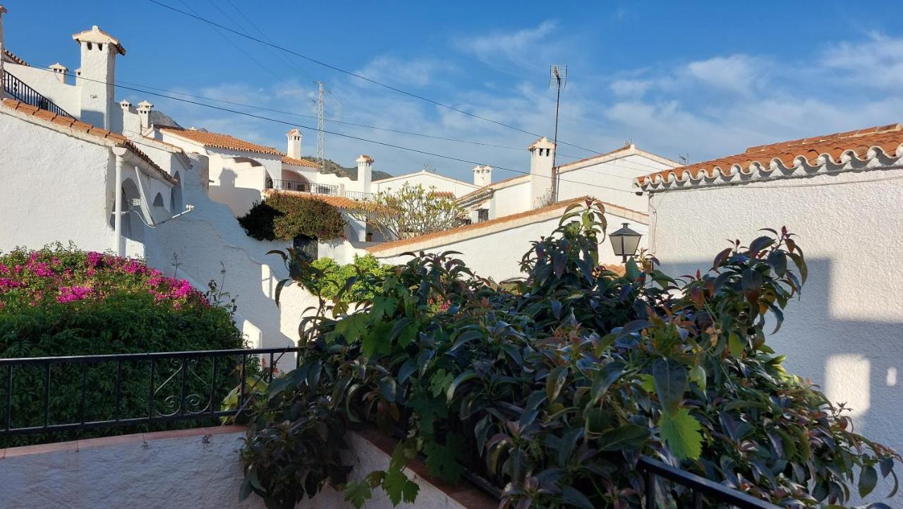 New Boho Home With Balcony, Private Garden And Communal Pool Nerja Exterior foto